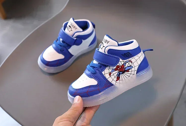 Zapatillas con luces Spiderman