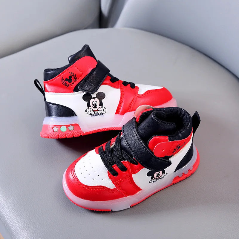 Zapatillas Mickey y Minnie con Luces LED