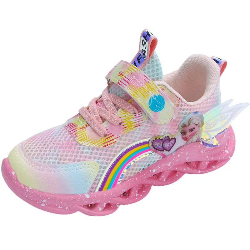 Zapatillas con luces y alas - Elsa Frozen