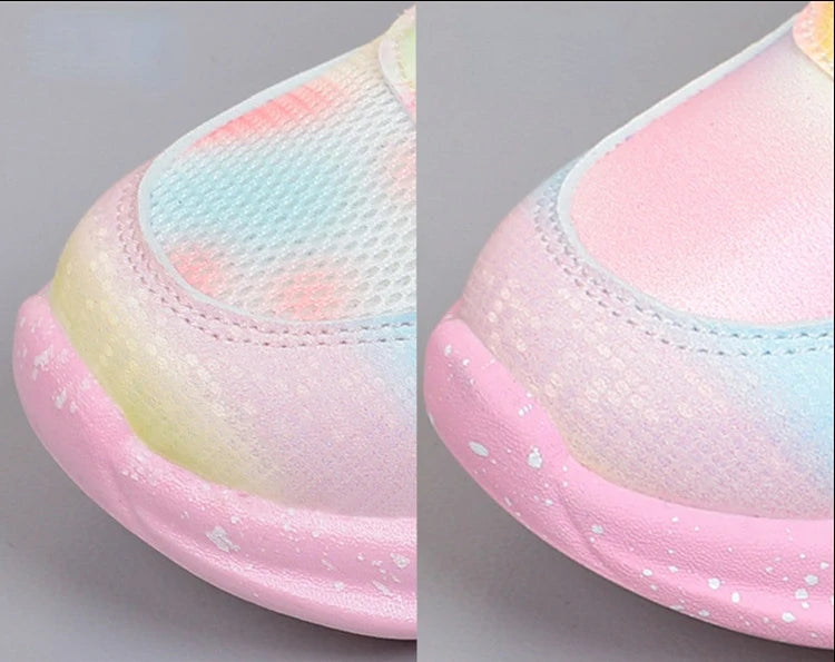 Zapatillas con luces -Elsa con alas