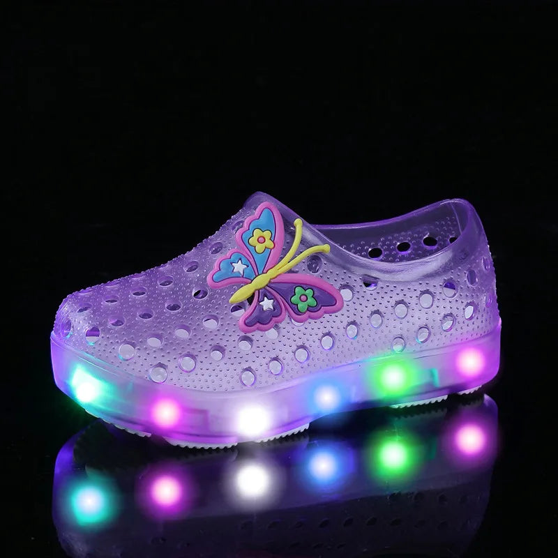 Sandalias y Zapatillas con luces LED
