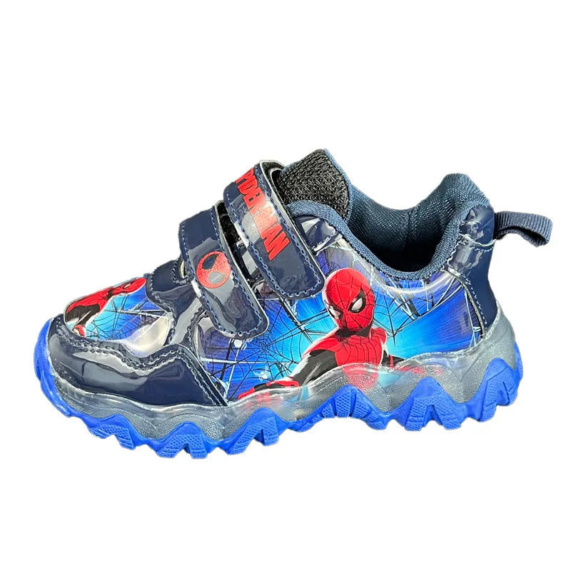 Zapatillas Spiderman con luces LED