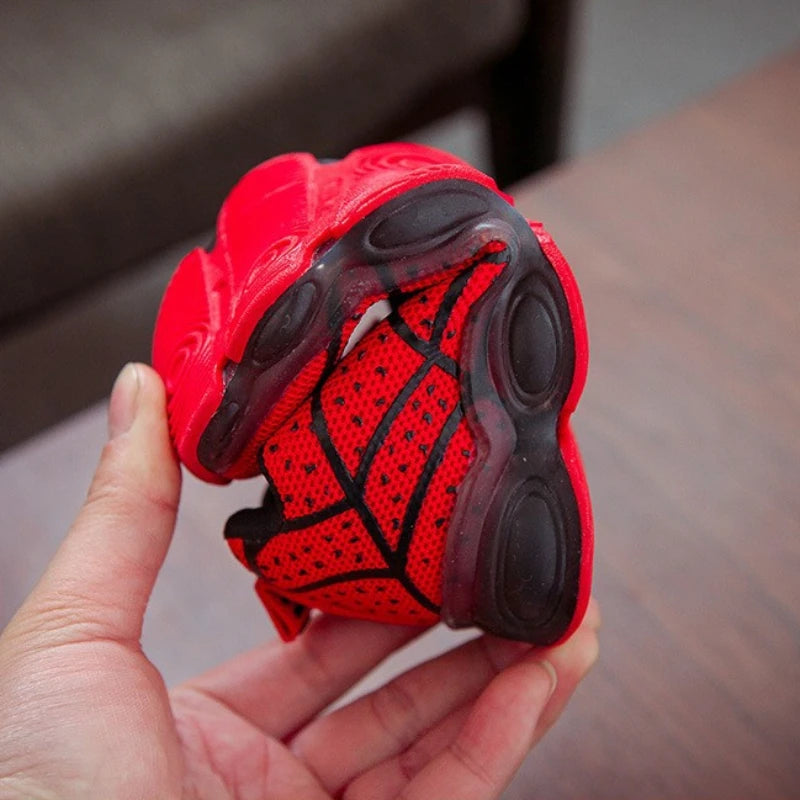 Zapatillas Spiderman con luz