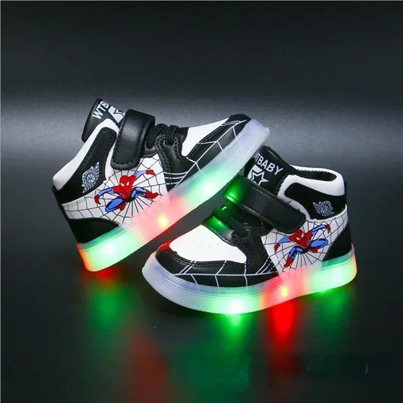 Zapatillas con luces Spiderman