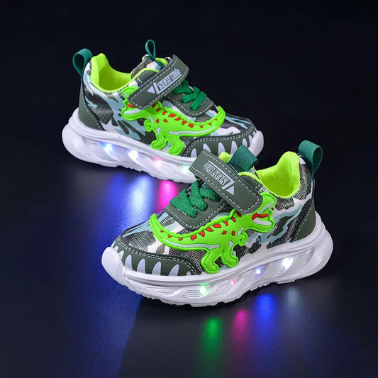 Zapatillas con luces Dinosaurio