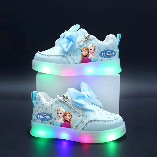 Zapatillas con luces Anna y Elsa - Frozen