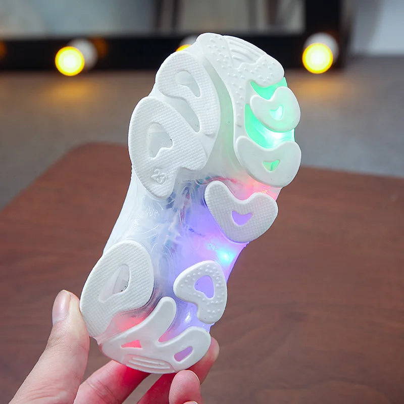 Zapatillas elásticas con luces