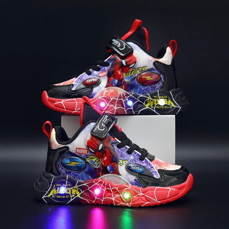 Zapatillas con luces Spiderman