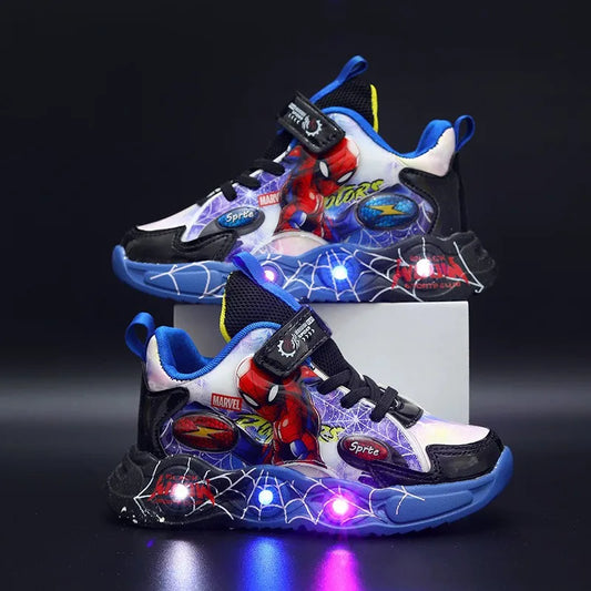 Zapatillas con luces Spiderman