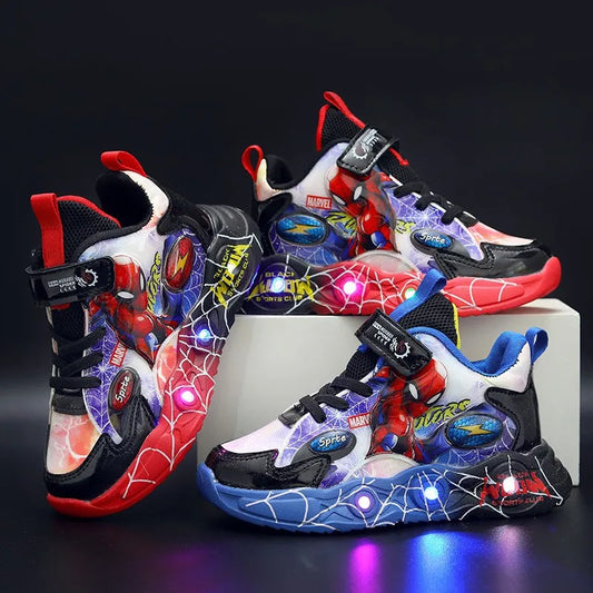Zapatillas con luces Spiderman