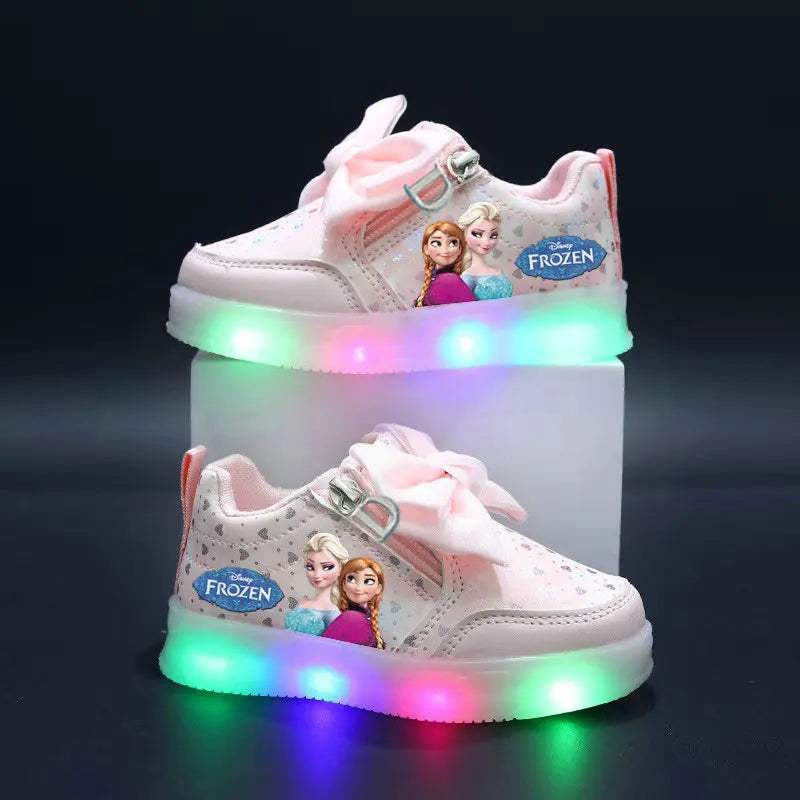 Zapatillas con luces Anna y Elsa - Frozen