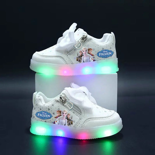 Zapatillas con luces Anna y Elsa - Frozen