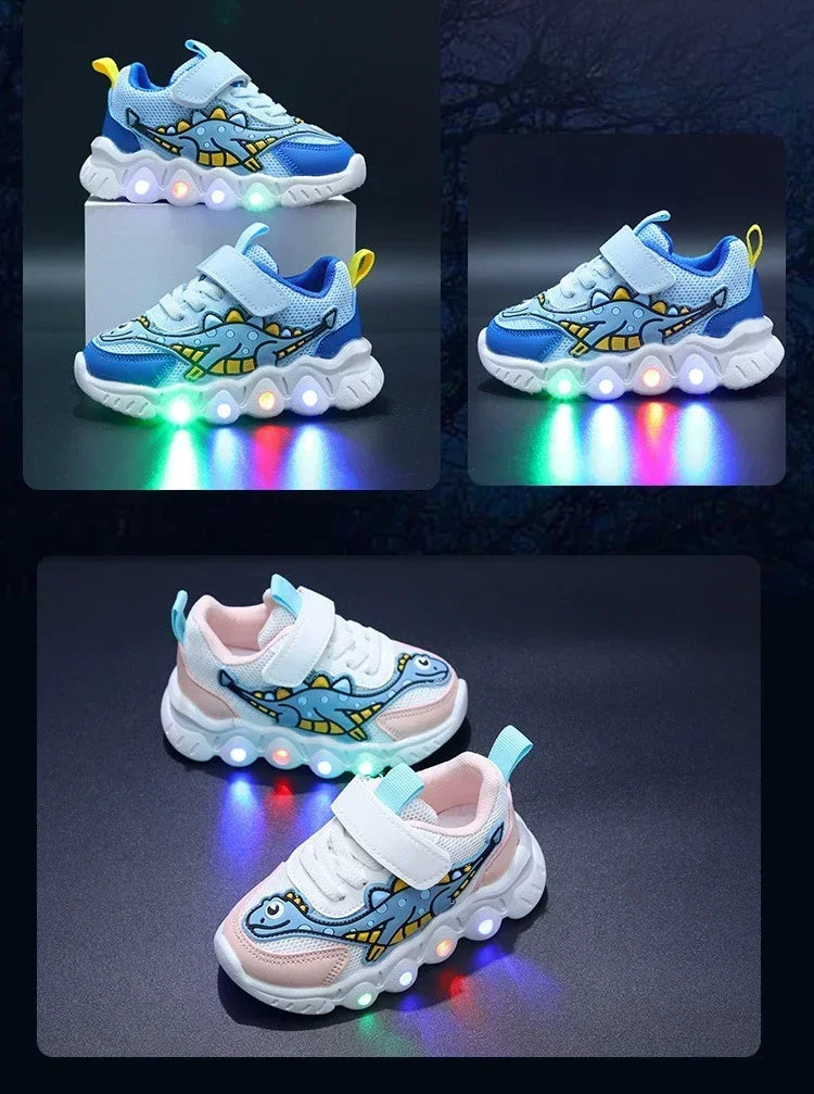 Zapatillas con luces Dinosaurios