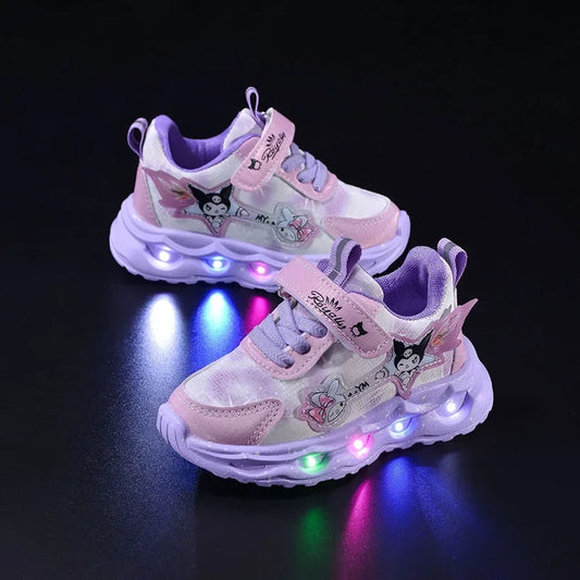 Zapatillas Kuromi con luz LED