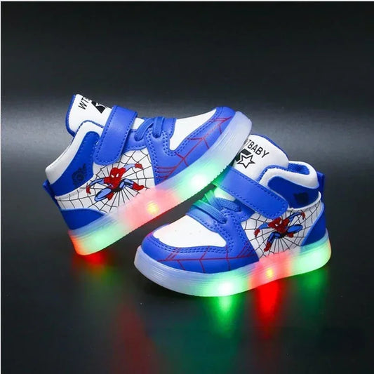 Zapatillas con luces Spiderman