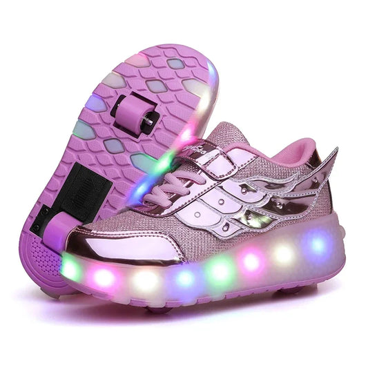 Zapatos de patines con luces LED