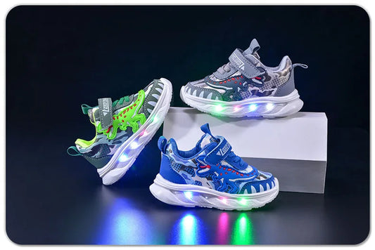 Zapatillas con luces Dinosaurio