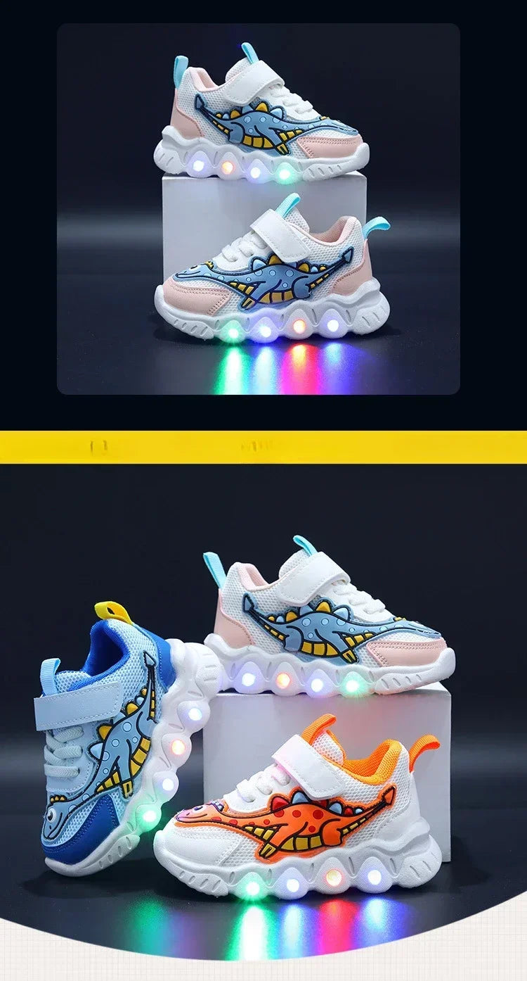 Zapatillas con luces Dinosaurios