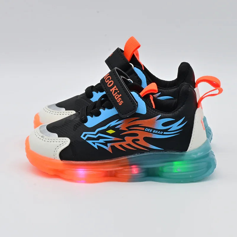 Zapatillas con Luces Basketball Dragón