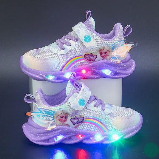Zapatillas con luces y alas - Elsa Frozen