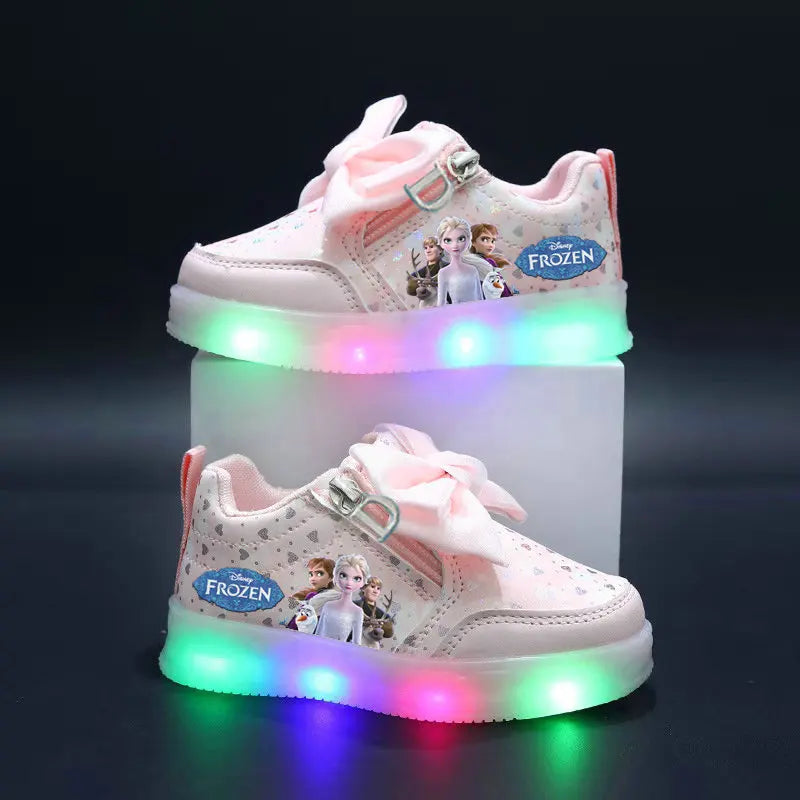 Zapatillas con luces Anna y Elsa - Frozen