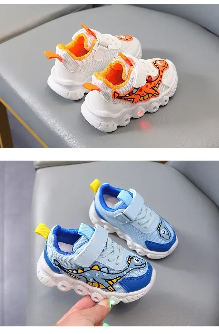 Zapatillas con luces Dinosaurios