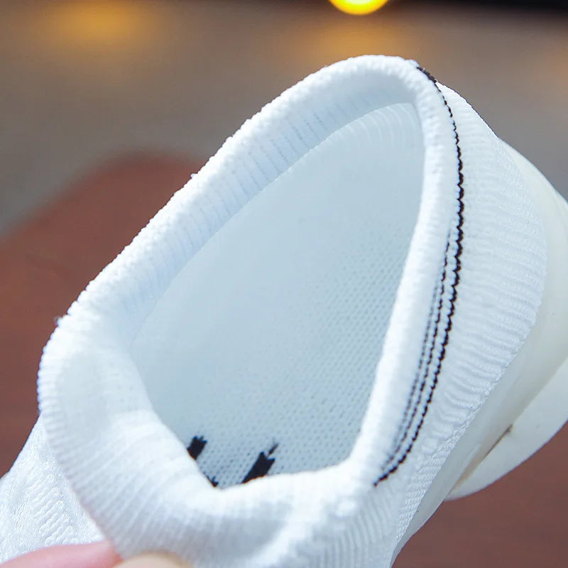 Zapatillas elásticas con luces