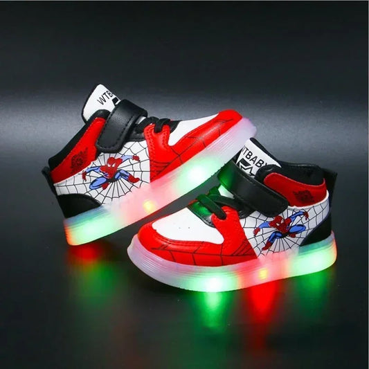 Zapatillas con luces Spiderman