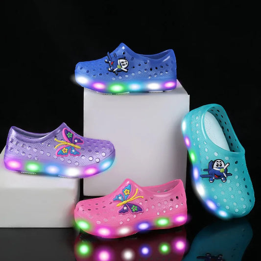 Sandalias y Zapatillas con luces LED