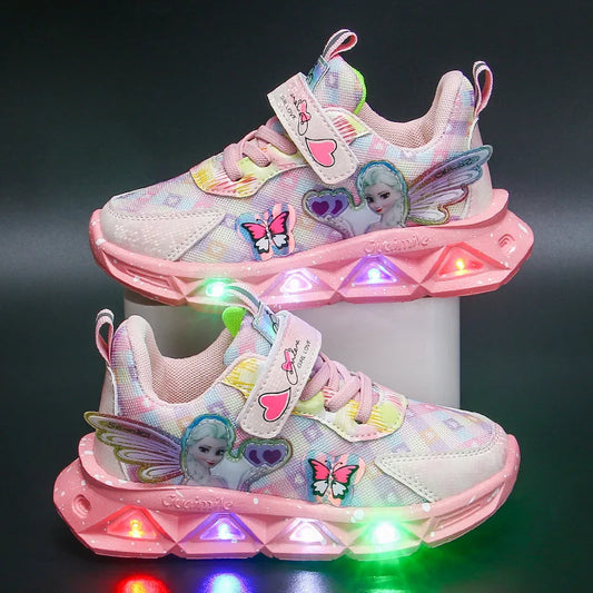 Zapatillas con luces Elsa Mariposas y Alas