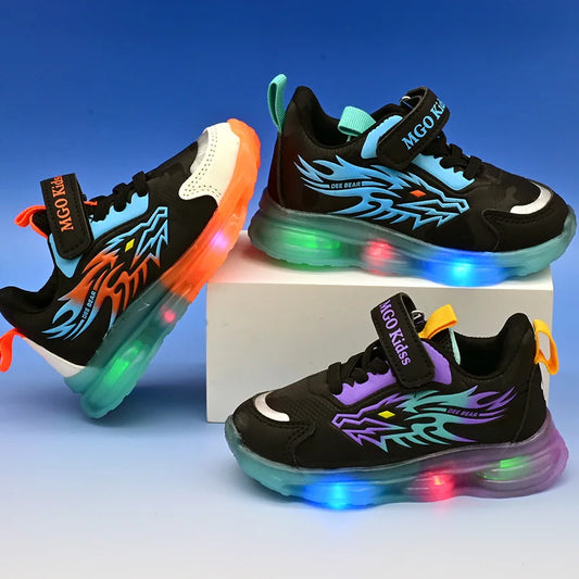 Zapatillas con Luces Basketball Dragón