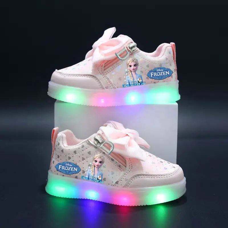 Zapatillas con luces Anna y Elsa - Frozen