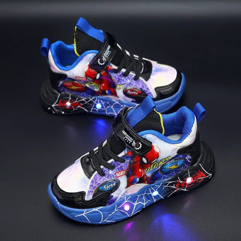 Zapatillas con luces Spiderman