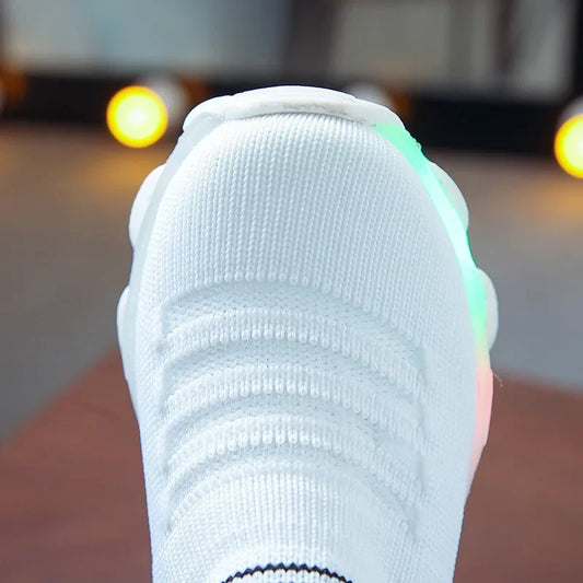 Zapatillas elásticas con luces