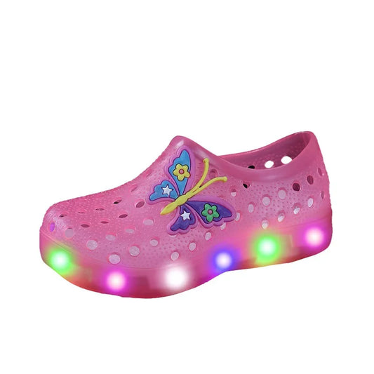 Sandalias y Zapatillas con luces LED